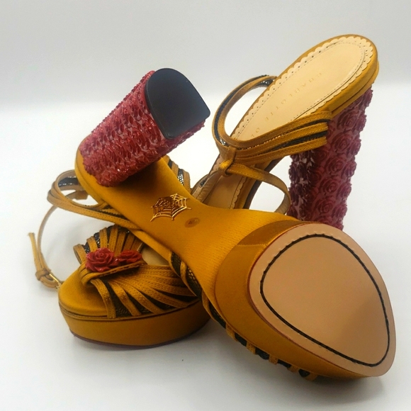 CHARLOTTE OLYMPIA SIZE 40 THIS SHOES RUNS 1 SIZE SMALLER 100% AUTHENTIC - Picture 16 of 17
